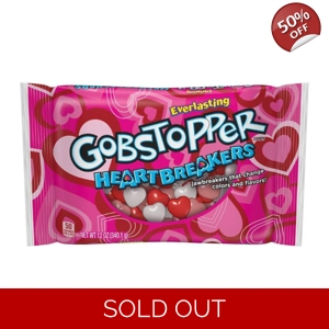 Everlasting Gobstoppers Heartbreakers - Heart Jawbreakers - 340g Bag